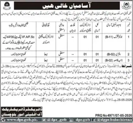 Minority Affairs Department Jobs Advertisement
